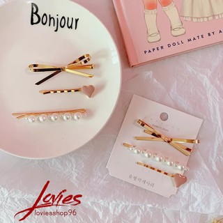 SET 3 KẸP NƠ HÀN QUỐC 2019