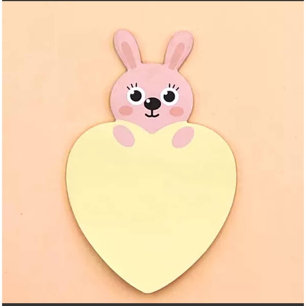 Giấy nhớ hình con vật dễ thương