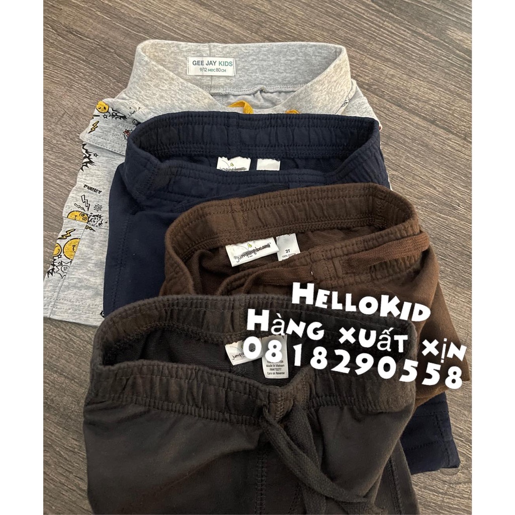 Q156 - Quần cotton da cá túi 2 bên cho bé