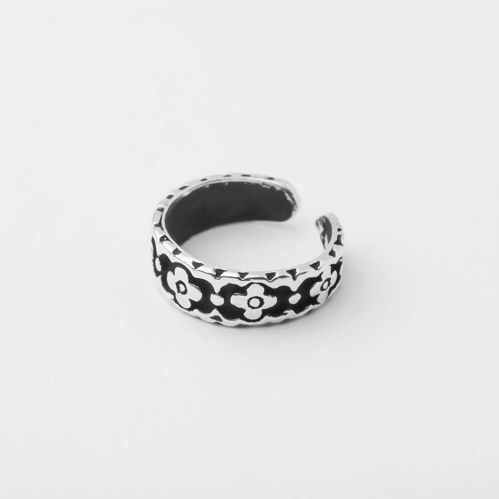 Nhẫn Ngón Út-Ngón Chân Bạc 925-KaT Jewelry-Hoa Cúc Dễ Thương