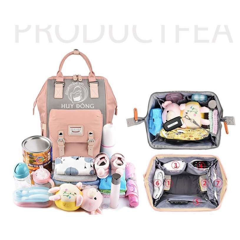 BA LÔ BỈM SỮA DOKO CLUB PHIÊN BẢN 2020 CHÍNH HÃNG SIZE LỚN