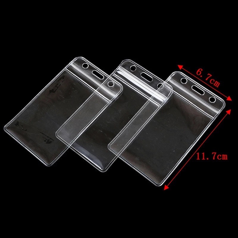 Set 1/5 Túi Nhựa Trong Suốt Đựng Thẻ Tín Dụng / Thẻ ID Chống Thấm Nước