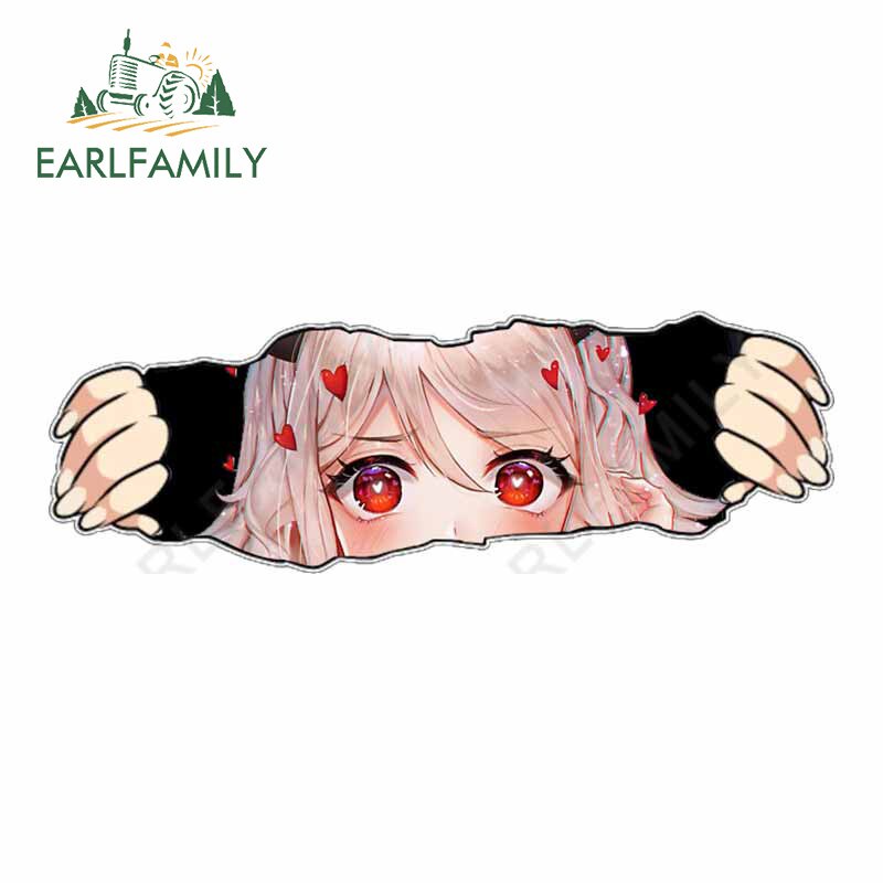 Sticker Dán Trang Trí Xe Hơi / Xe Máy Họa Tiết Hoạt Hình Dễ Thương Bắt Mắt 13Cmx4.4Cm