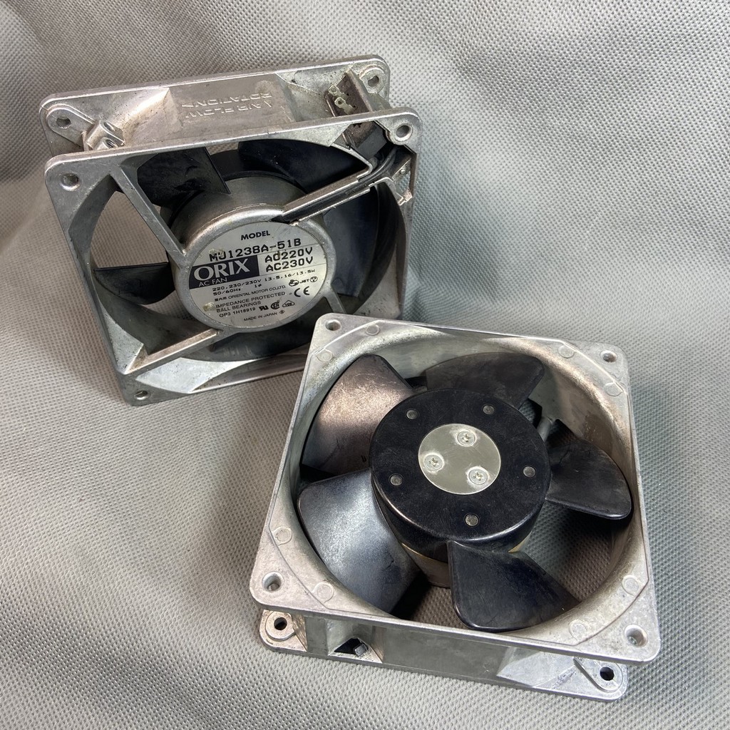QUẠT 12 cm ORIX 220v 13.5/16W . khung kim loại. GIÓ ÊM VÀ TỐT. MU1238A-51B