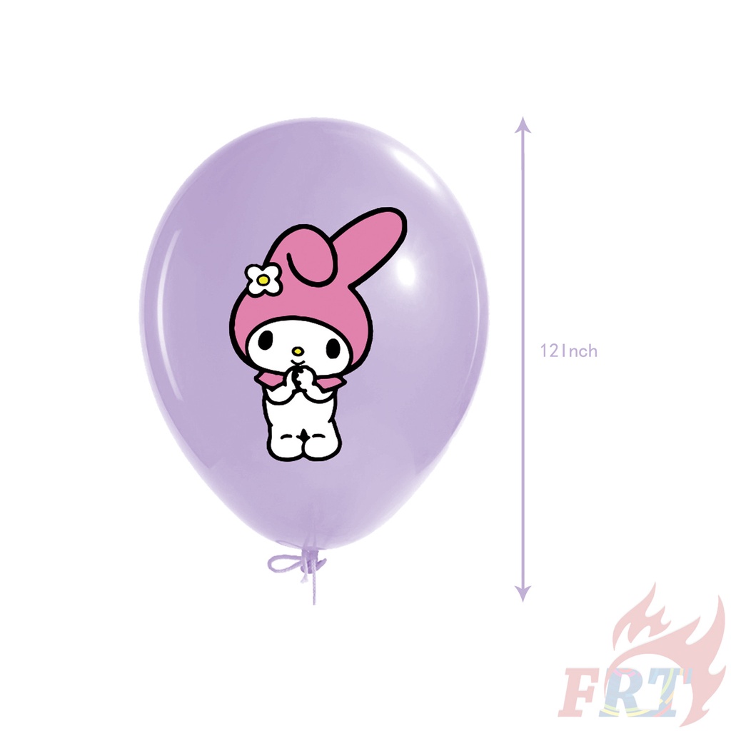 ♦ Bong Bóng Trang Trí Tiệc Tùng ♦ 1 Bong Bóng Cao Su 12 Inch Hình hello kitty & Những Người Bạn: Melody / Gấu Bông > sanrio series 01