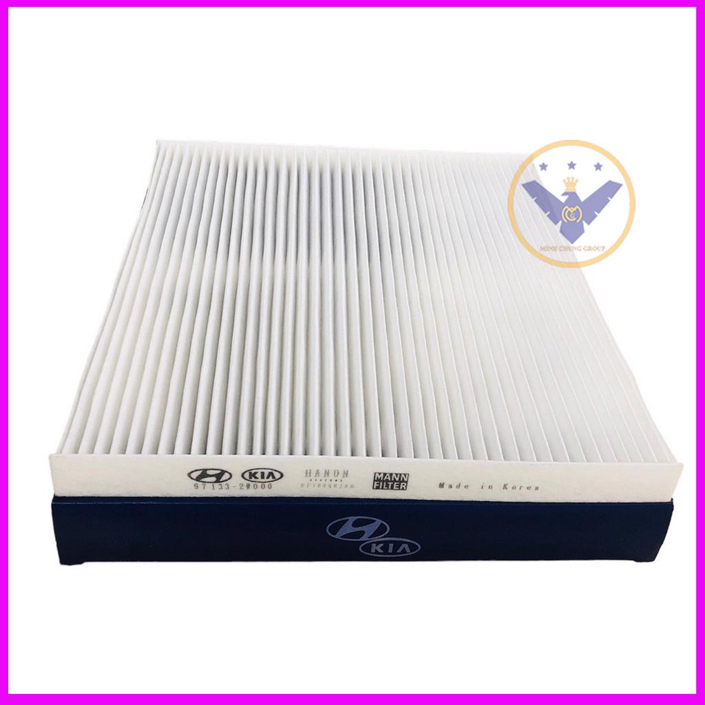 Combo 2 Lọc gió điều hòa Santafe , Sedona, Cerato 2.0, Optima, Sonata, Carnival, Azera  -mã  97133-2W000(Trắng)