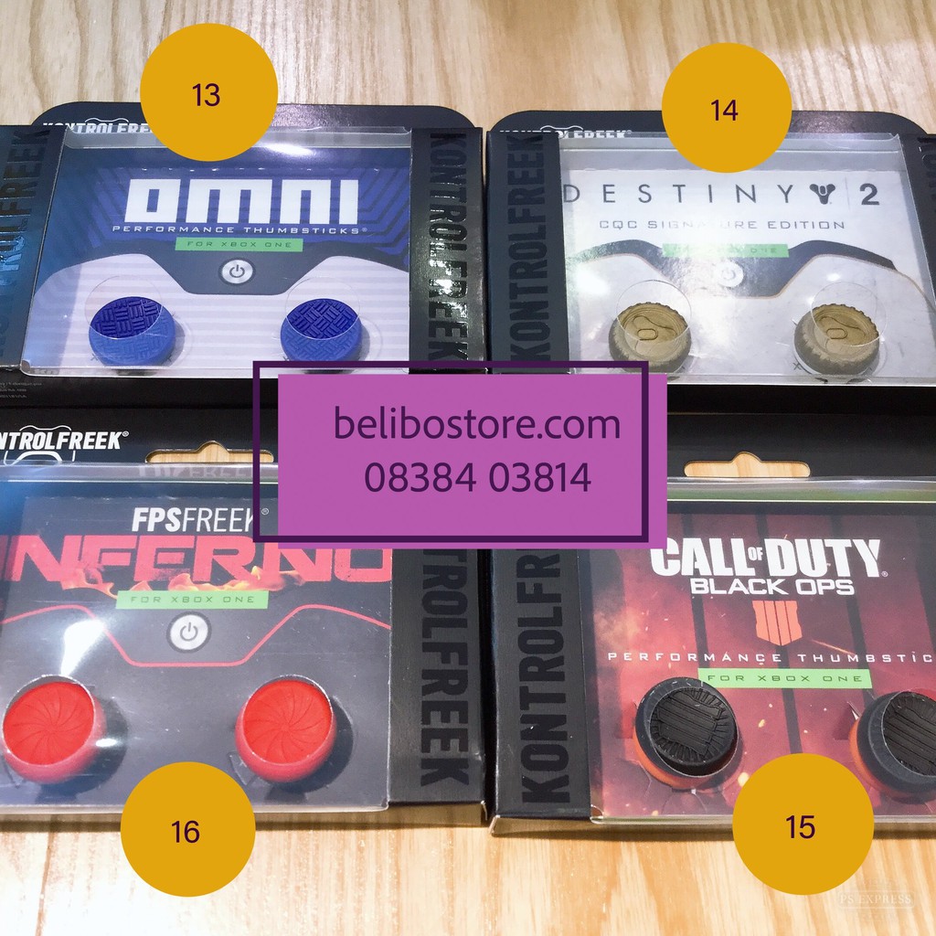 Núm bọc KONTROLFREEK cho analog của tay cầm chơi game Xbox One - Xbox One S - PS4 slim - PS4 Pro - PS4