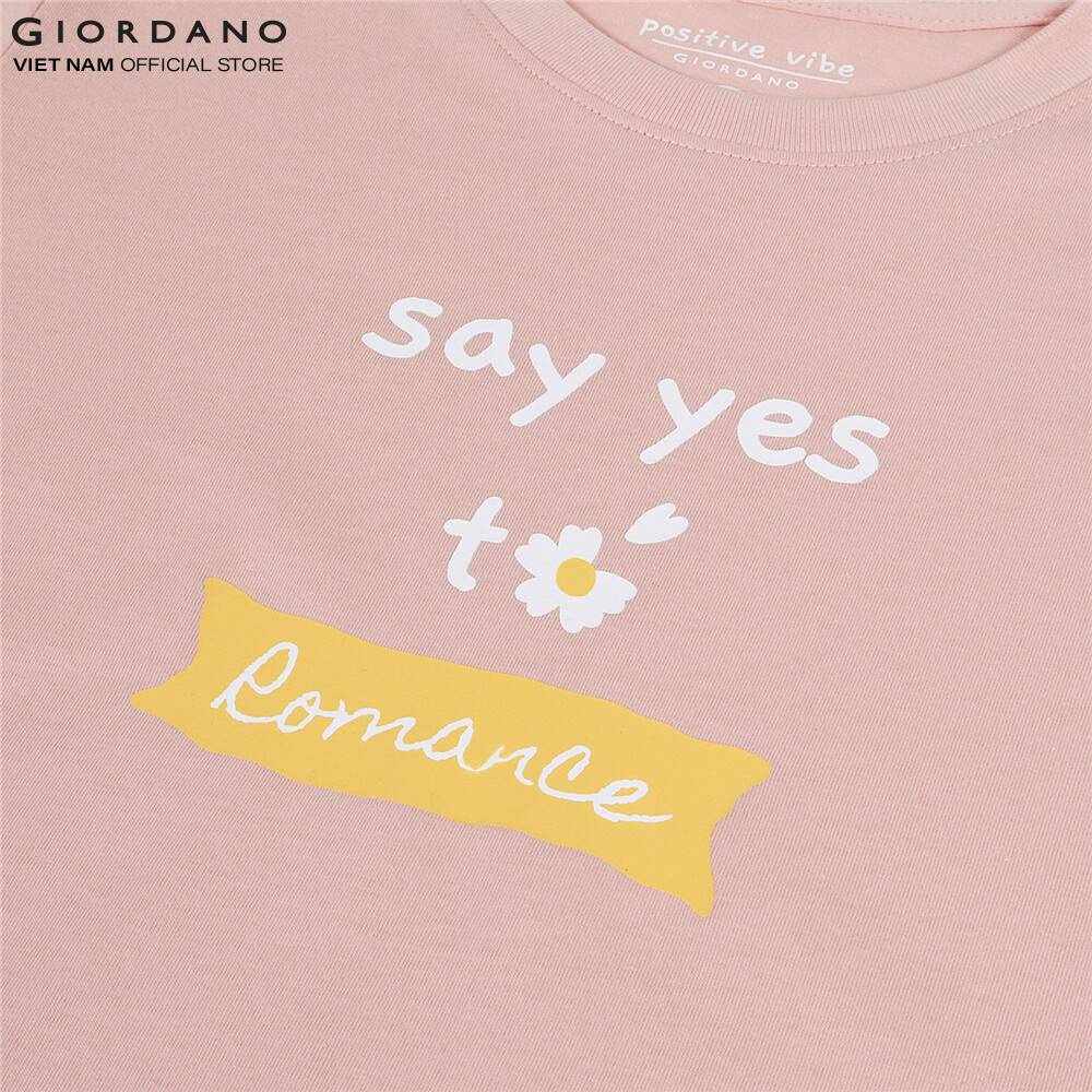 Áo Thun Ngắn Tay Nữ Giordano 05391203