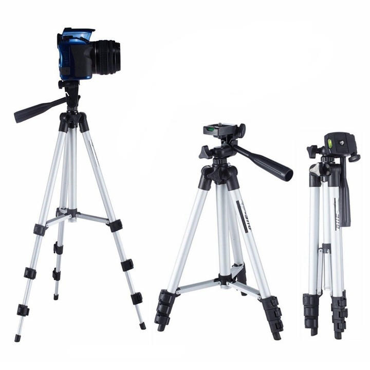 Gậy 3 chân chụp hình máy ảnh, điện thoại Tripod TF - 3110 loại tốt, ảnh livetream