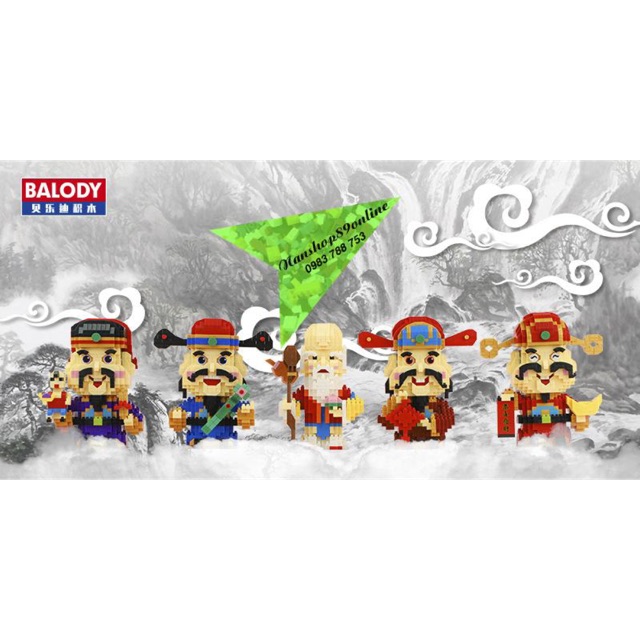 ĐỒ CHƠI LẮP RÁP LEGO 3D Blocks Mini •PHÚC LỘC THỌ•