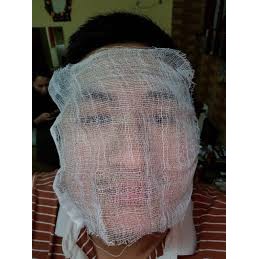 Gạc đắp mặt nạ dùng trong spa gạc y tế tiệt trùng 10 miếng