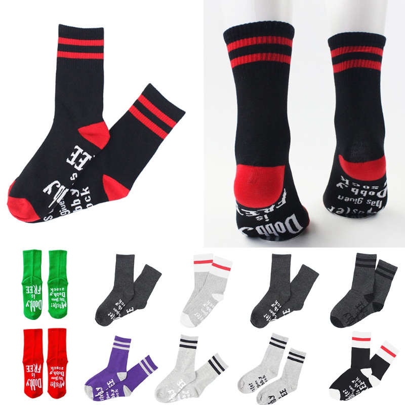 Tất Chân Dệt Kim In Chữ Dobby Is Free 10MK Unisex