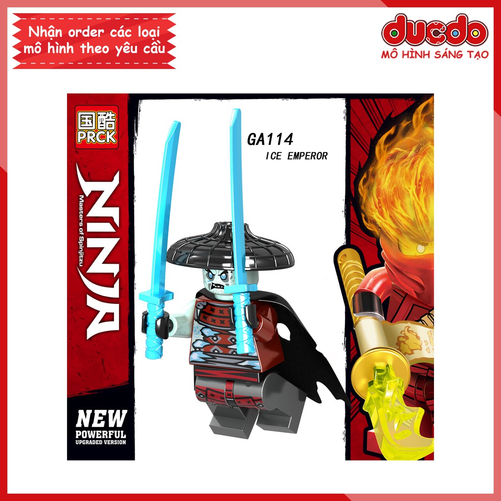 Minifigures các nhân vật Ninjago tuyệt đẹp - Đồ chơi Lắp ghép Xếp hình Mini Mô hình Ninja LeLe GA107 - A114