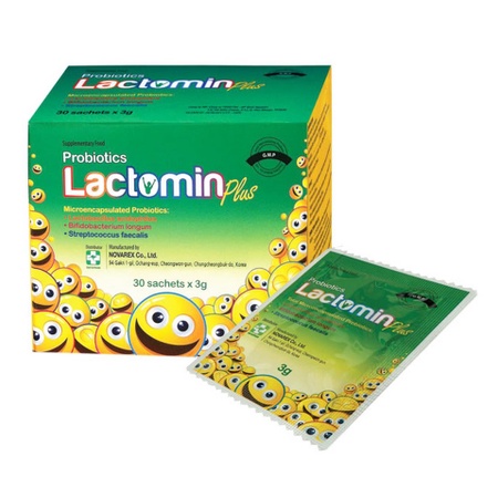 Men vi sinh Probiotics Lactomin Plus hộp 30 gói