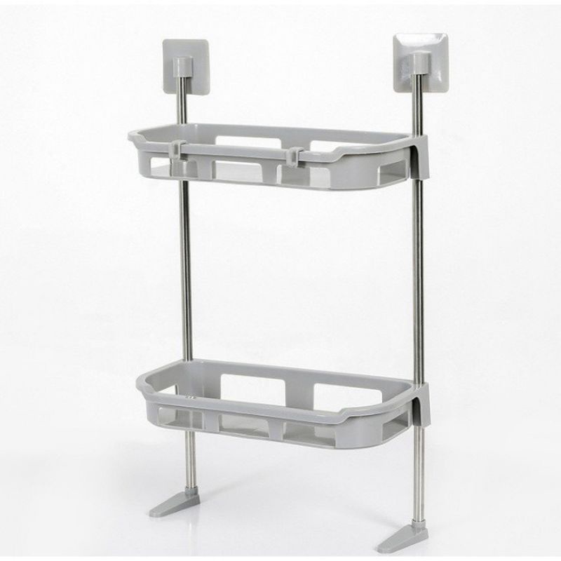 kệ để đồ nhà tắm,toilet 2 tầng gắn tường gác bồn cầu siêu bền