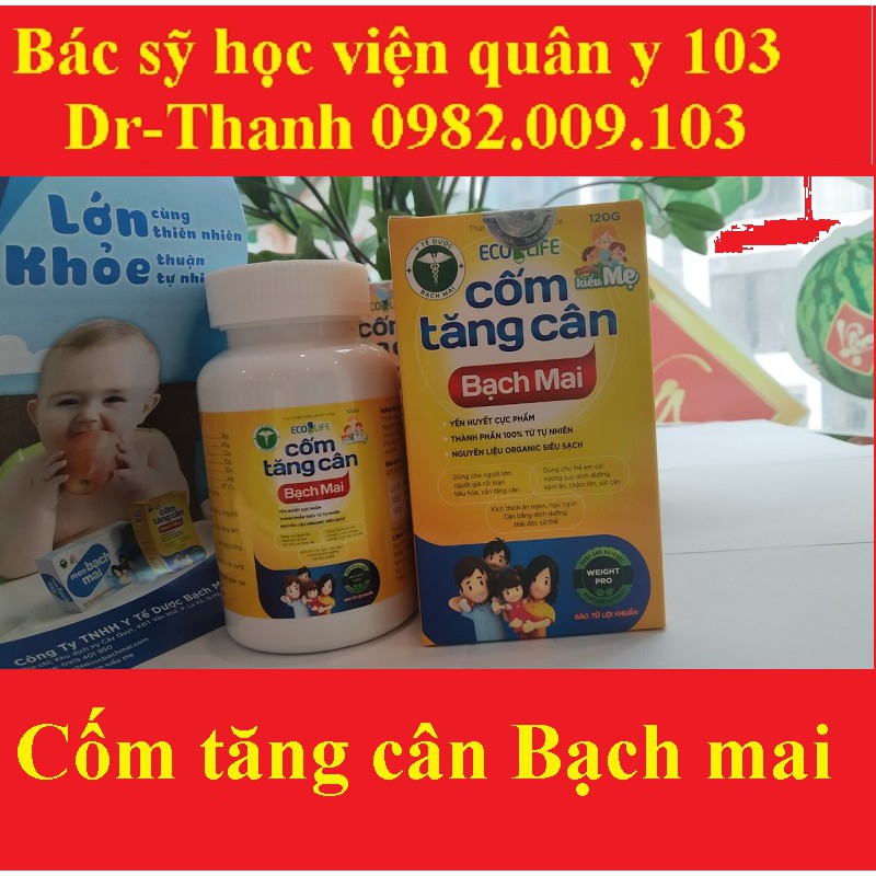 Cốm tăng cân Bạch Mai,giúp ăn ngon,tăng hấp thu ở trẻ biếng ăn,chậm lớn,tăng cân nhanh,an toàn cho trẻ gầy [cường anh]