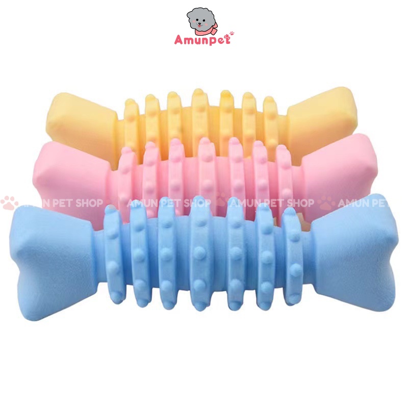 Đồ Chơi Nhai Gặm Cho Chó Mèo Cao Cấp Chất Liệu TPR Mẫu Đồ Chơi Cho Thú Cưng Làm Sạch Răng Giảm Cắn Và Stress Amun Pet