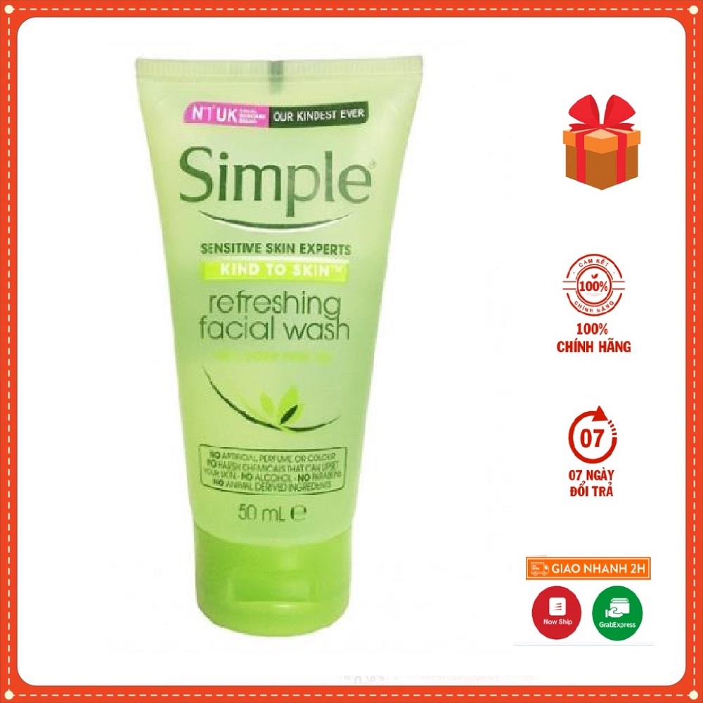 sữa rửa mặt simple