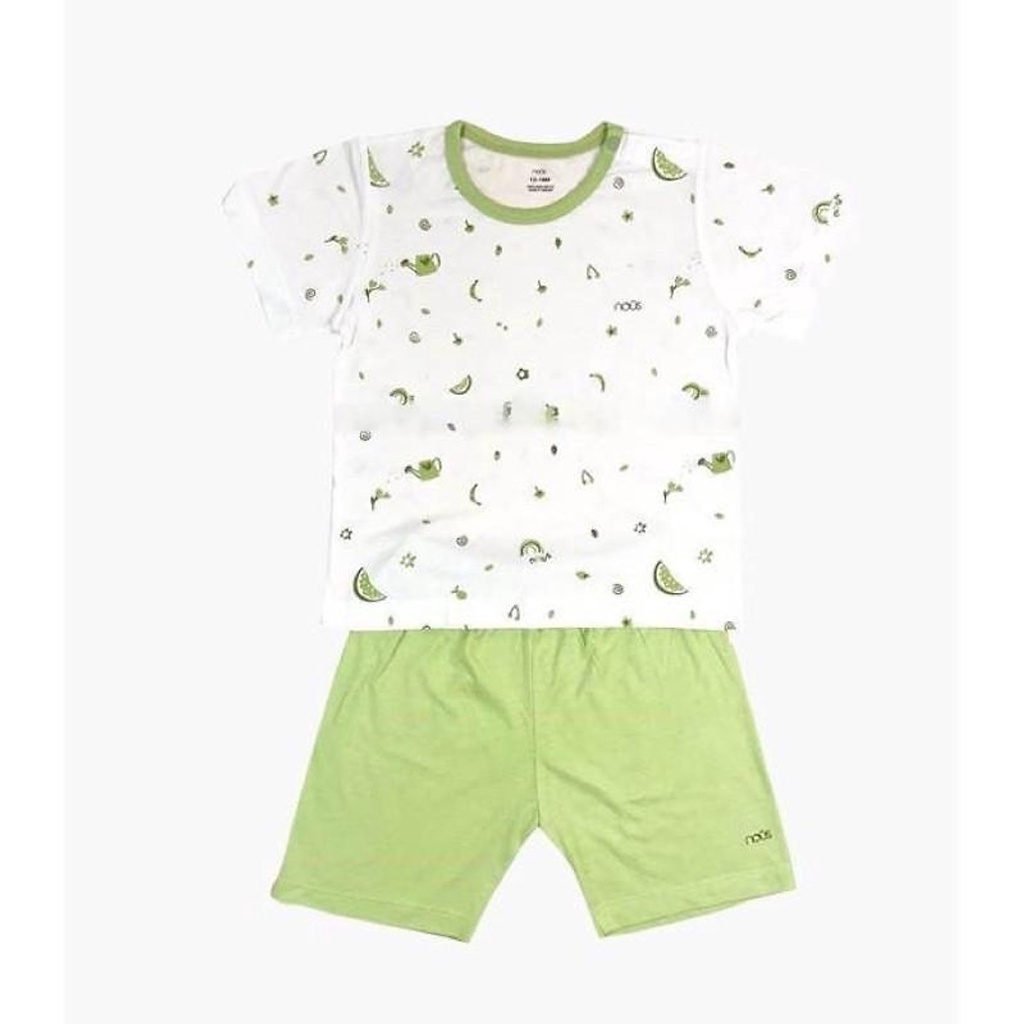 Bộ Quần Áo Cài Vai Cộc Nous, Chất Liệu Cotton Cao Cấp Mềm Mịn An Toàn Cho Bé Từ Sơ Sinh Mozio Store