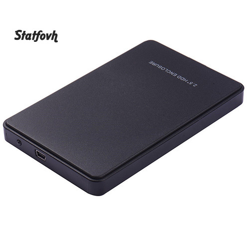 Hộp Đựng Ổ Cứng Ngoài Ssd Màu Đen Usb 2.0 Cho Ổ Cứng Ngoài 2.5 Inch | BigBuy360 - bigbuy360.vn