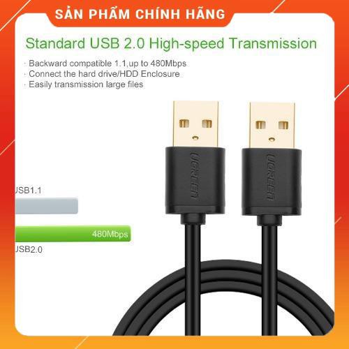 Dây USB 2.0 (đực sang đực) mạ vàng chính hãng UGREEN US102 dailyphukien