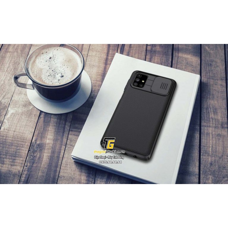 Ốp lưng bảo vệ Camera Samsung Galaxy M51 chính hãng NILLKIN CamShield