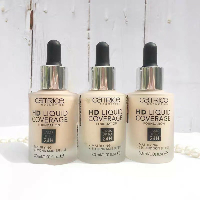 Kem nền kiềm dầu Catrice HD 24h Liquid Coverage Foundation che phủ tốt đủ tone | BigBuy360 - bigbuy360.vn