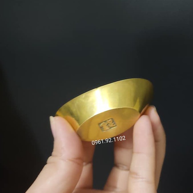 Thỏi vàng KIM NGUYÊN BẢO  bằng đồng xịn  6.2cm HÀNG Y HÌNH
