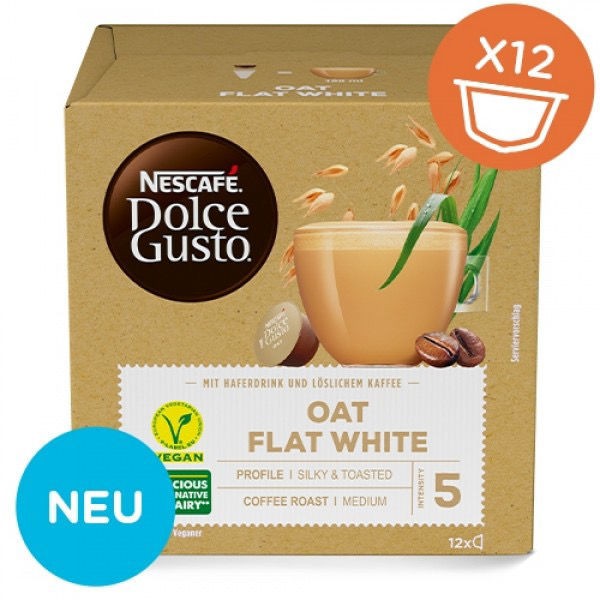 ∏☬Nestle Dolce GUSTO Bột yến mạch Vị dừa hương hạnh nhân Fila White Coffee