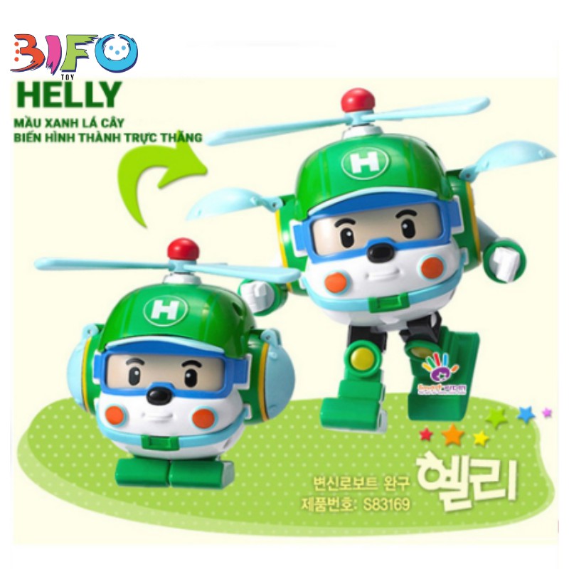 Bộ sưu tập đồ chơi biến hình biệt đội Robocar Poli 2 trong 1 cho bé thỏa sức sáng tạo