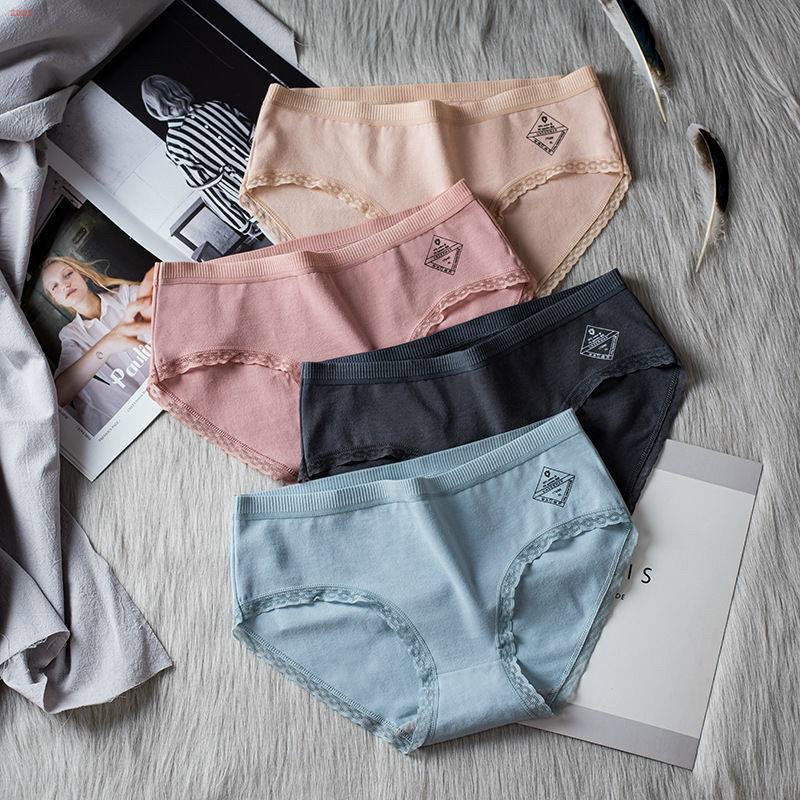 Quần lót nữ cotton cao cấp kháng khuẩn siêu thoáng mát phối ren ql017 | BigBuy360 - bigbuy360.vn
