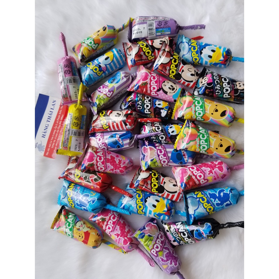 Kẹo Mút Popcan (Hộp 30 cây) Nhật Bản- Kẹo cây Mickey Nhật Bản