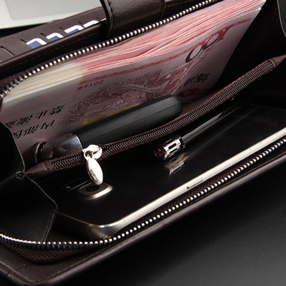 Ví Da Nam Dáng Dài Phong Cách Hàn Quốc