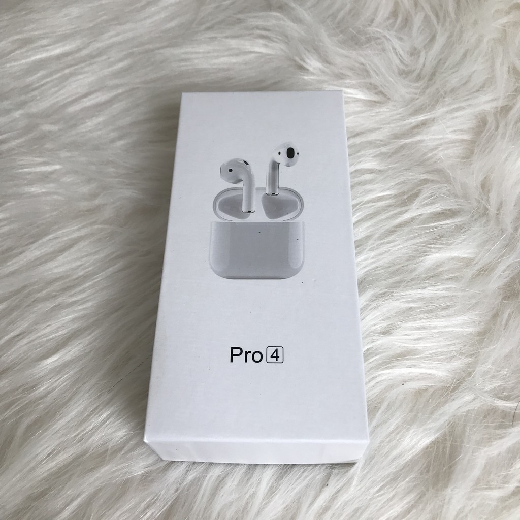 Tai Nghe Inpods Pro 4 Cảm Ứng Bluetooth Âm Thanh Sống Động Tặng Kèm Kính Cường Lực