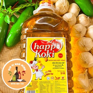 DẦU ĂN CAO CẤP HAPPY KOKI - TRỌNG LƯỢNG  5LÍT