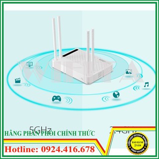 Bộ phát sóng wifi băng tần kép totolink a3002ru, bảo hành chính hãng 24 tháng