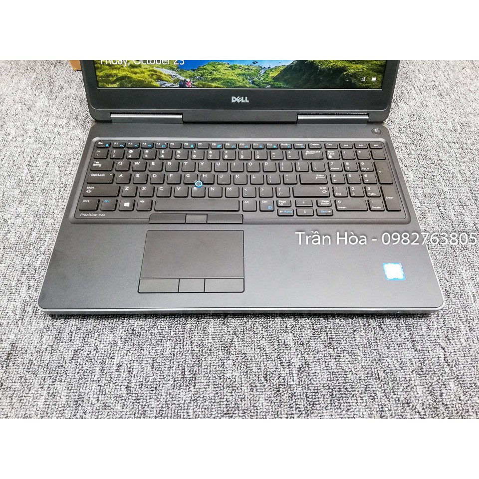 Laptop chuyên đồ họa Dell Precision 7520 - Core i7 7820HQ, Ram 32GB, ổ SSD 512GB, VGA Nvidia Quadro M2200. | BigBuy360 - bigbuy360.vn