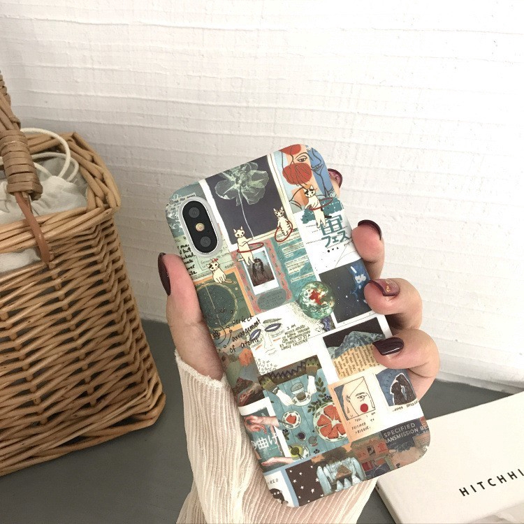Ốp lưng Nhật Bản họa tiết cây đàn cho iPhone X / 6 / 6s / 7 / 8 / 8plus hard case | BigBuy360 - bigbuy360.vn