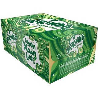 Thùng Mirinda Soda Kem Lon 24 Lon x 330ml - Mẫu thường