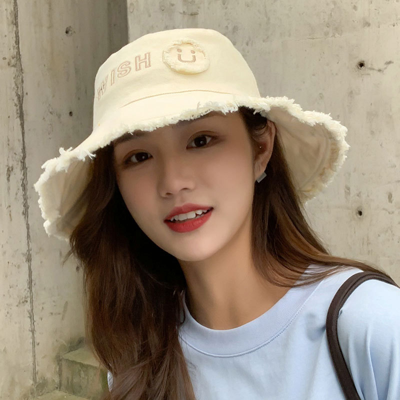 Mũ ngư dân mái hiên lớn phong cách Hàn Quốc mũ chống nắng thời trang chống nắng