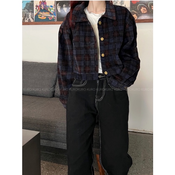 Áo khoác croptop nữ phối li vai hàng có sẵn xem thông số áo ở phần mô tả