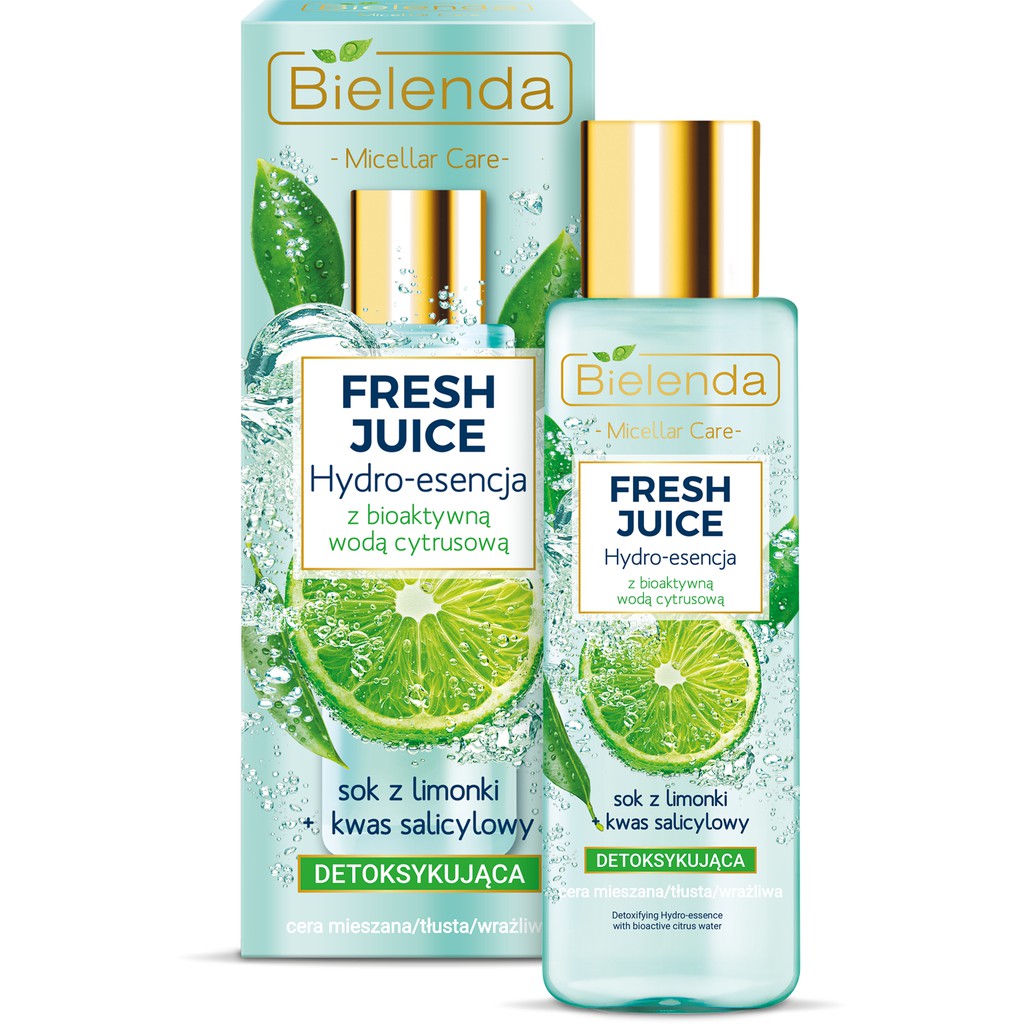 Toner Bielenda Fresh Juice Sáng Da, Mờ Thâm Và Thải Độc 100ml