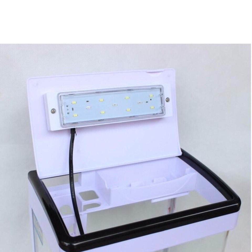 Bể đúc MJ 360 full bộ đèn, máng lọc, máy lọc cho cá cảnh, hồ cá