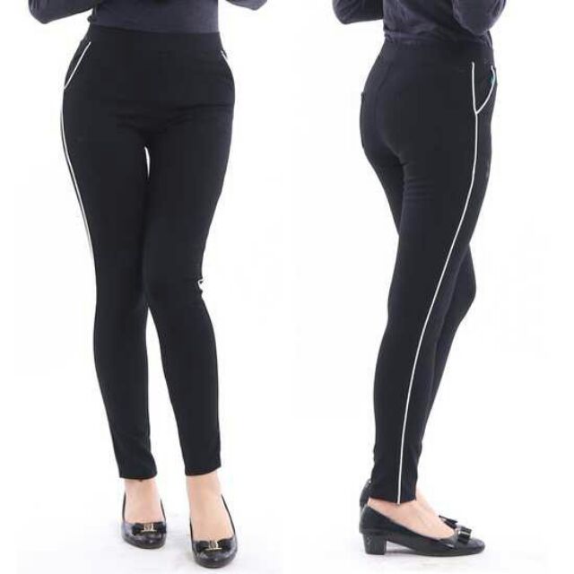 Quần Legging Nữ Thái Lan - Quần Legging Giá Sỉ Rẻ viền Trắng