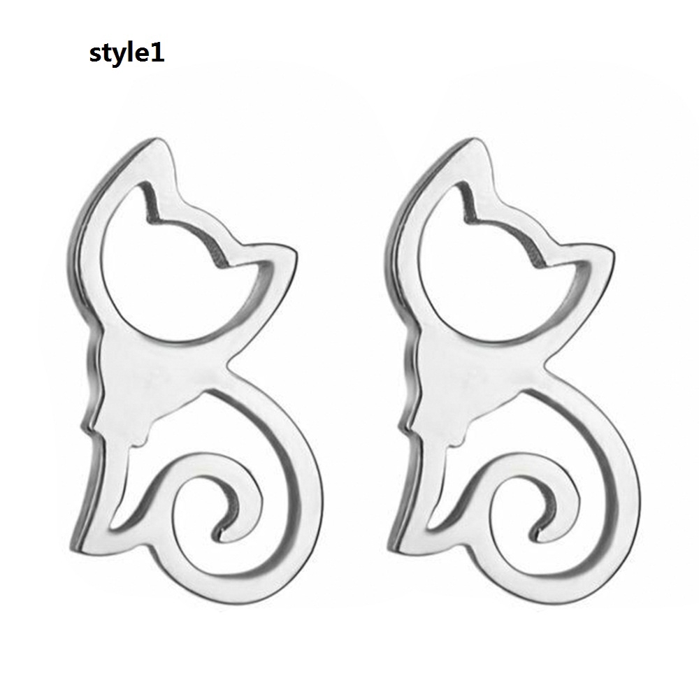 Hoa tai hình mèo xinh xắn dành cho nữ