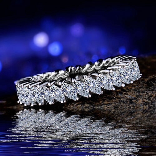 Nhẫn Đeo Tay Kim Loại Đính Đá Lấp Lánh Thời Trang Cho Nữ