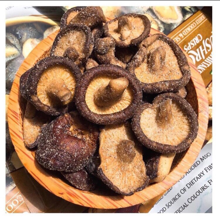 [DATE MỚI] Snack Nấm Hương Sấy Giòn DJ&amp;A SHIITAKE MUSHROOM CRISPS 150g 225g (CHUẨN ÚC)