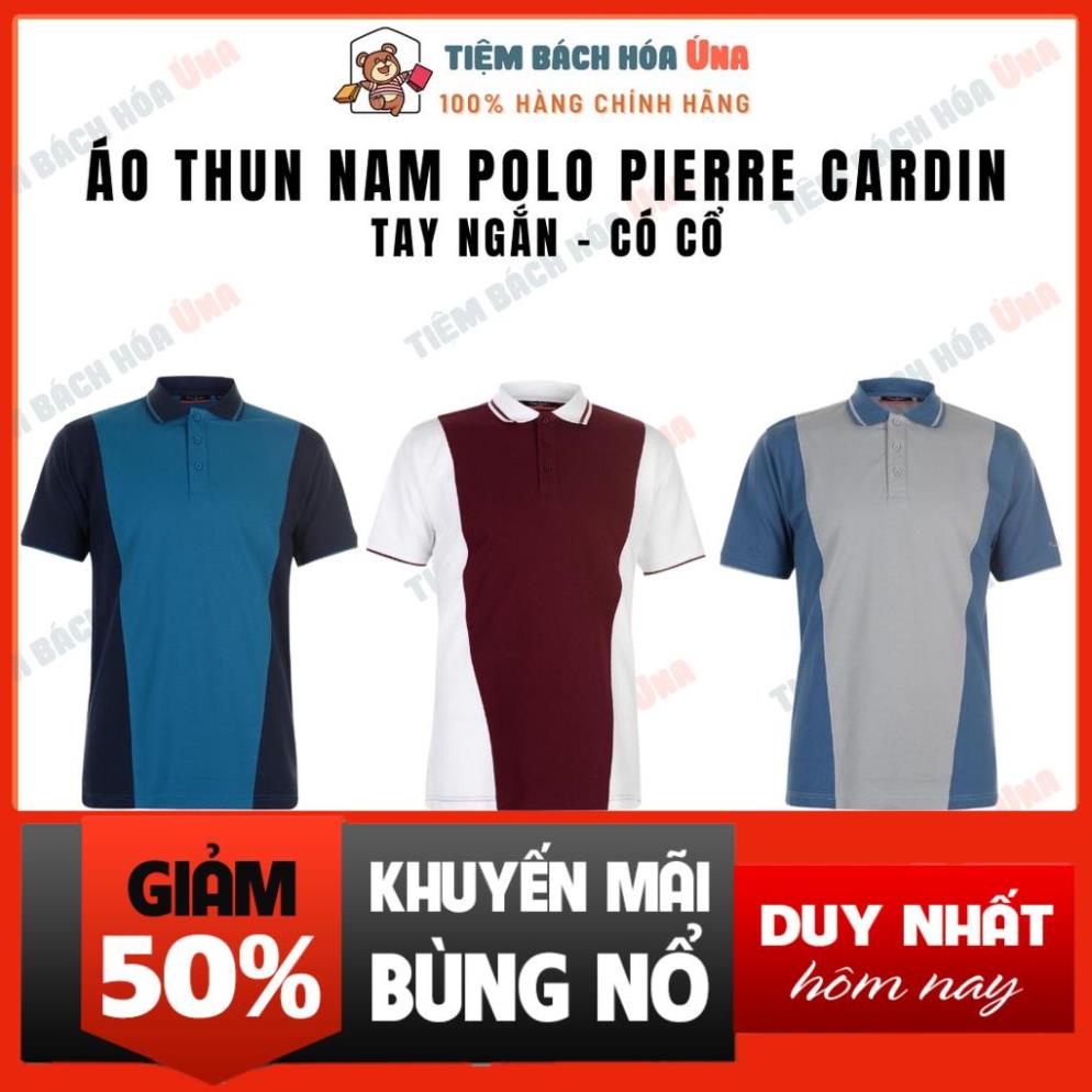 Áo thun nam Polo Pierre Cardin cổ trụ vạt xéo cao cấp !