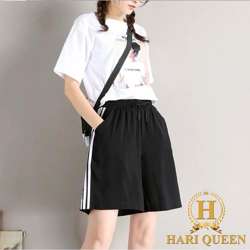 [Mã 44FASHIONSALE470 giảm 10K đơn 50K] Quần Đùi 3 Sọc Cầu Vồng Nữ rRainbow, Quần Đùi Nữ Phong Cách Ullzang HiMie | BigBuy360 - bigbuy360.vn