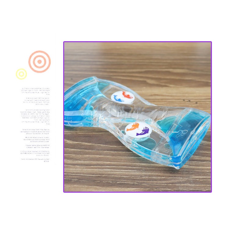 Đồ Chơi Đồng Hồ Cát Dạng Pha Lê Dầu Với Nhiều Màu Sắc Bắt Mắt